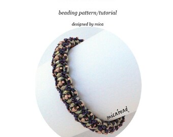 Nath Bracelet - Beading Pattern/Tutorial - PDF file for personal use only