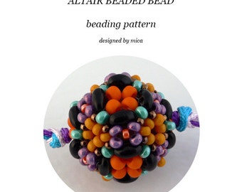 Altair Beaded Bead pattern/tutorial - pdf file for personal use only