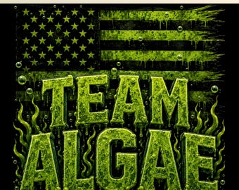 Team Algae PNG Bundle, Funny Science PNG, Biology Humor Shirt Design, Green Slime Typography, Marine Biology Digital Download