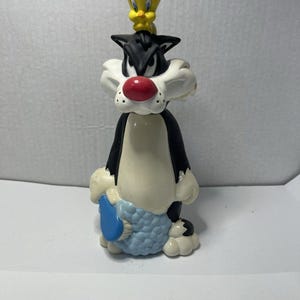 Vintage Warner Bros 1997 Looney Toons Sylvester & Tweety Bubble Bath Soaky-E