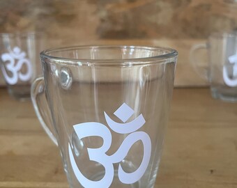 Om Symbol Yoga Tasse