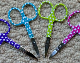 Small Scissors Quirky Spotty mini Scissors