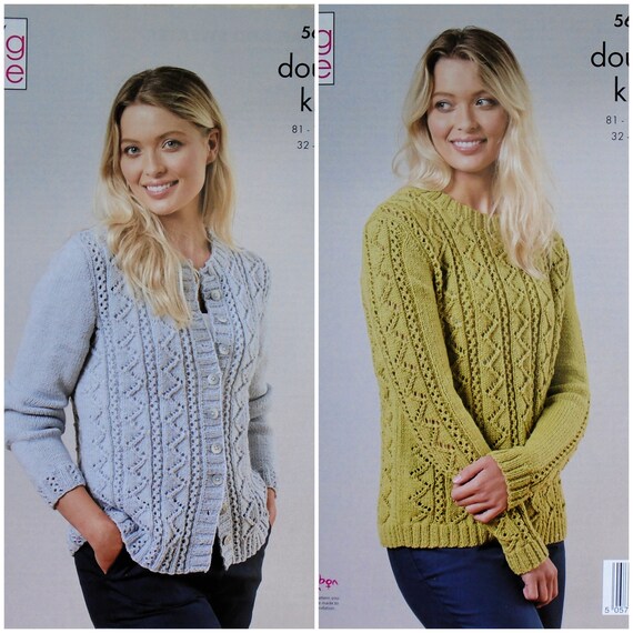Womens Knitting Pattern K5671 Ladies 