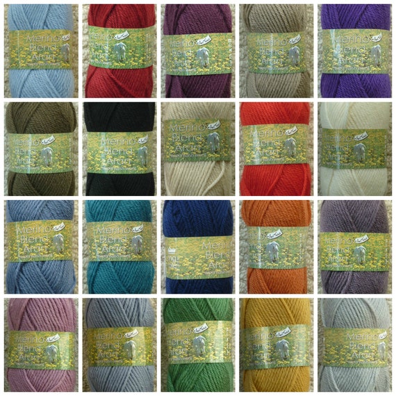 knitting wools and yarns