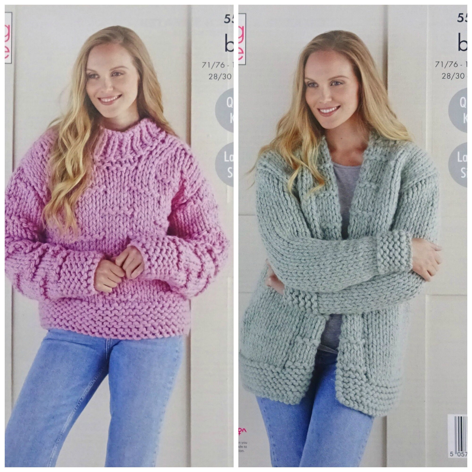 Womens Knitting Pattern K5531 Ladies 