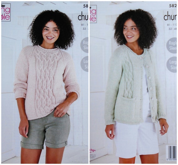 Womens Knitting Pattern K5827 Ladies 