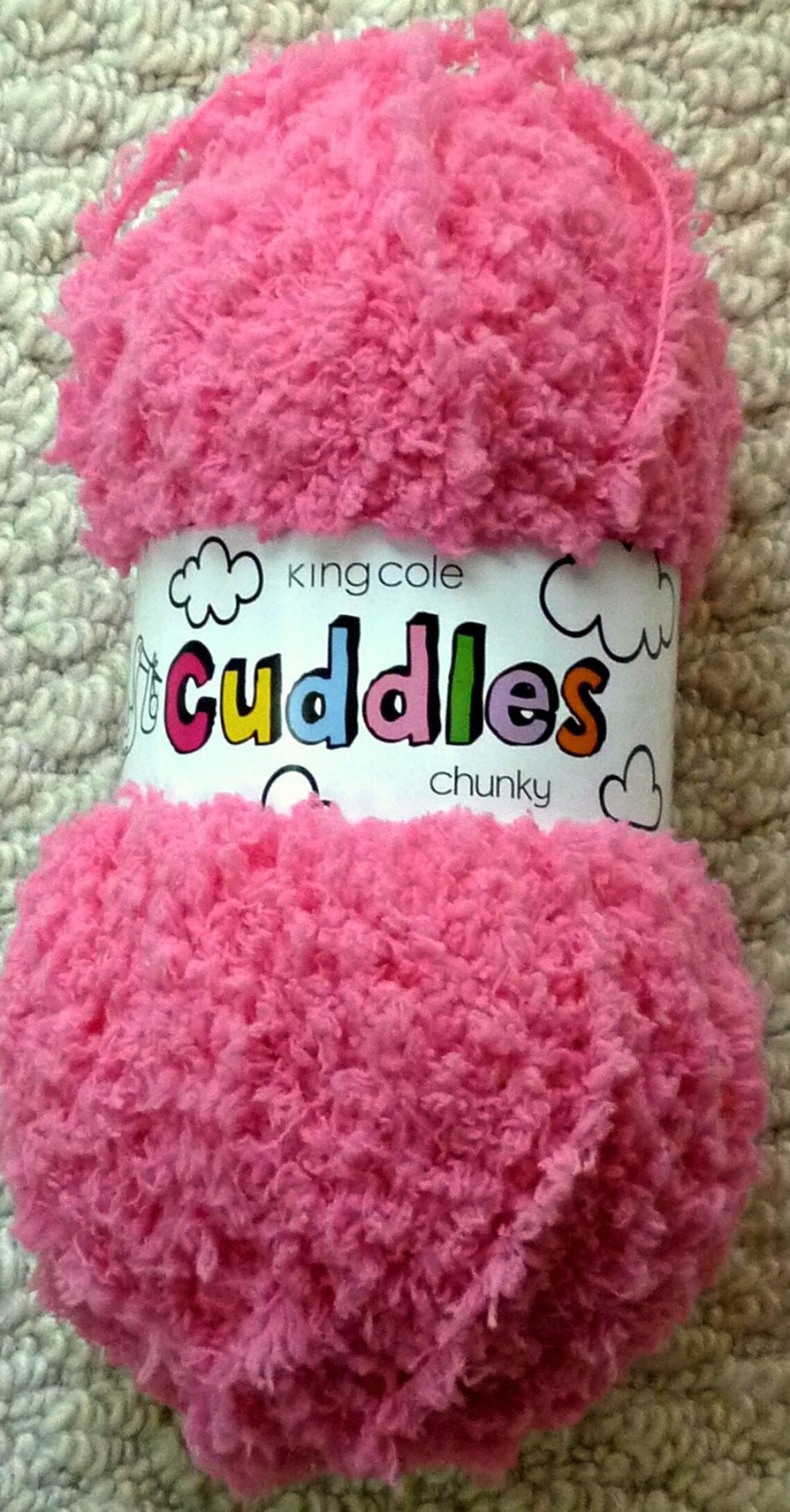 Baby Chunky Knitting Wool/Yarn King Cole Cuddles Chunky Etsy