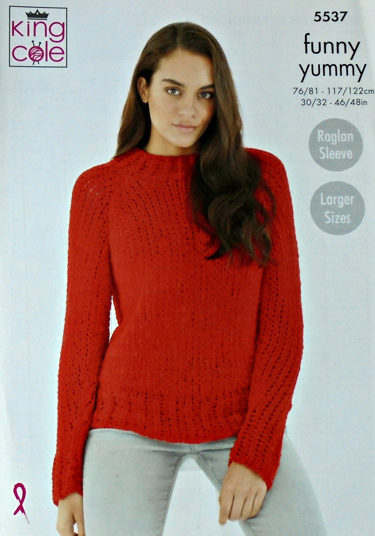 Womens Knitting Pattern K5537 Ladies Easy Knit Jumper and Tabbard/Short