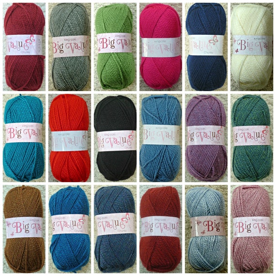 Baby Alpaca 100/% wool dk 6 x 50g balls of yarn by king Cole