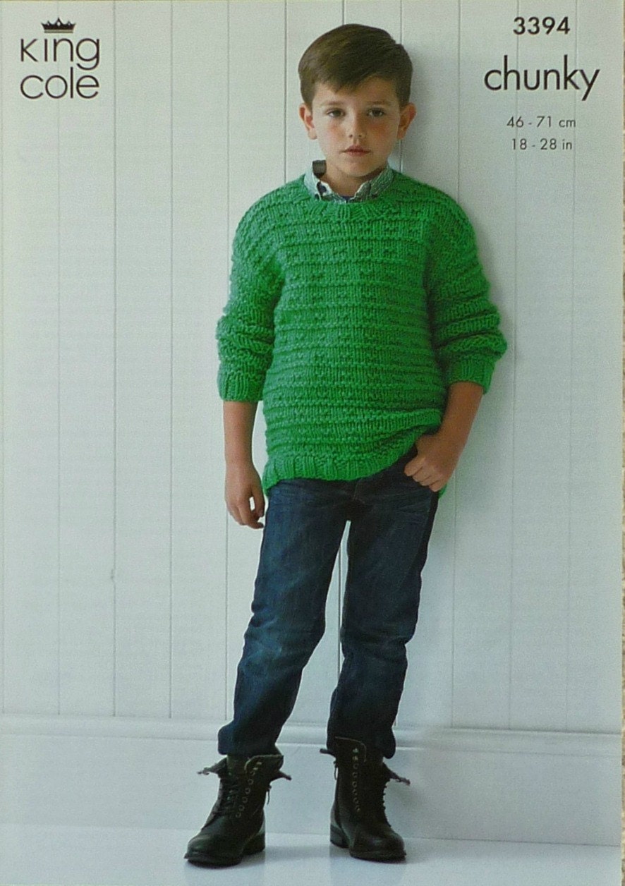 Childrens Knitting Pattern K3394 Childrens Long Sleeve Childrens Knitting Pattern K3394 Childrens Long Sleeve
