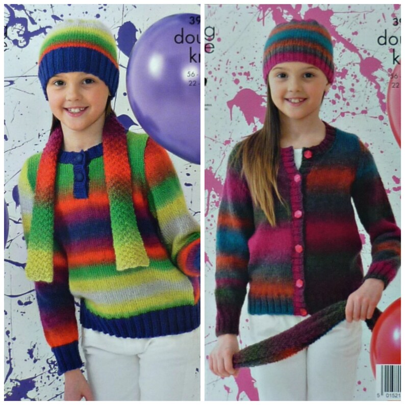 DK Knitting Wool/Yarn King Cole Riot Multi Colour Double Etsy