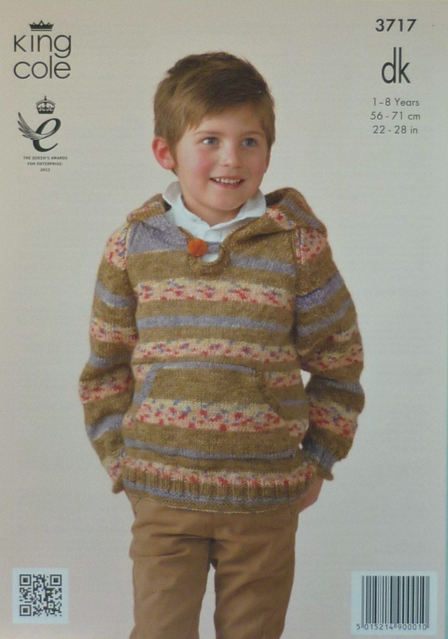 Patterns Knitting King Cole Light Worsted Girls Knitting Pattern K3719