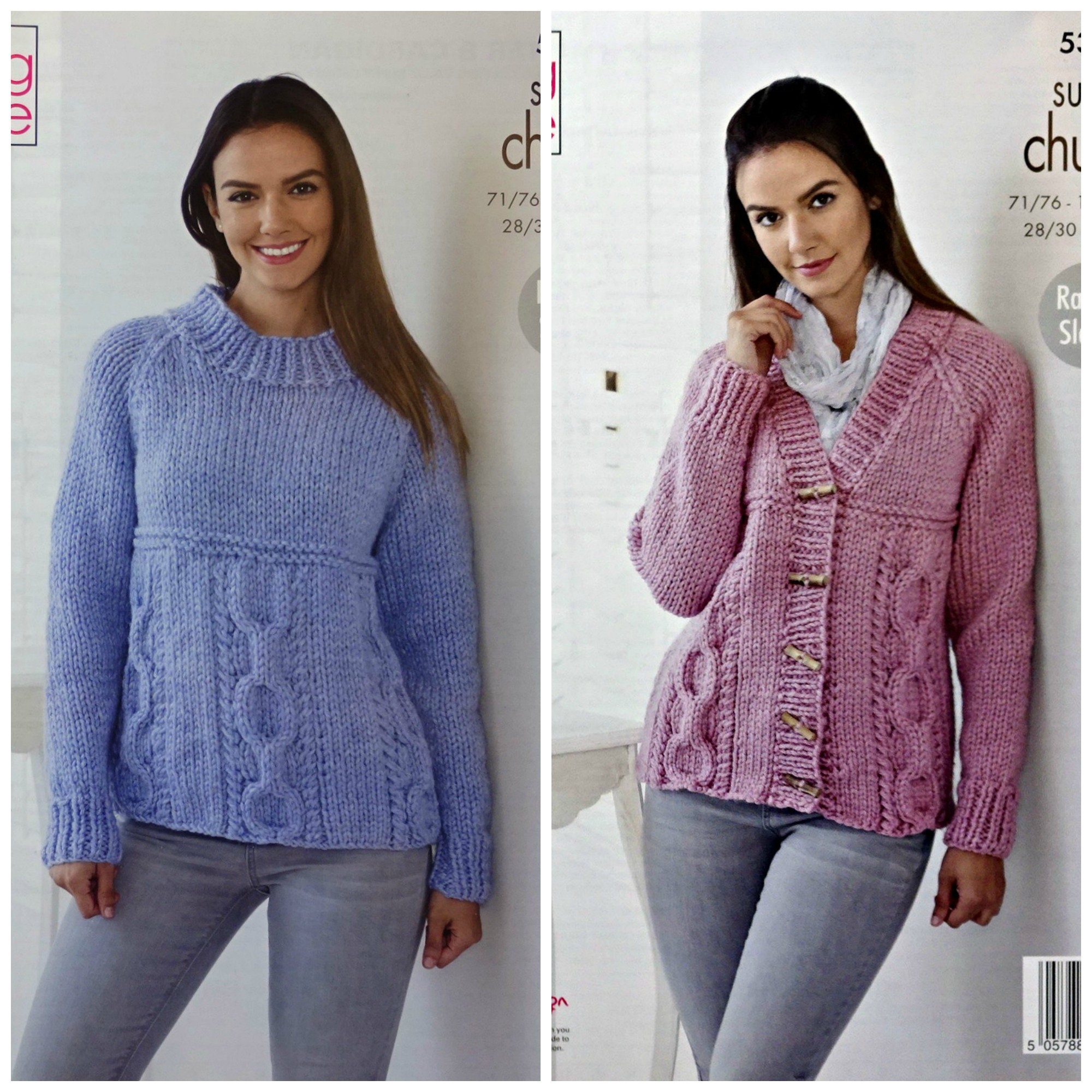 Womens Knitting Pattern K5336 Womens Round Neck Cable Womens Knitting Pattern K5336 Womens Round Neck Cable