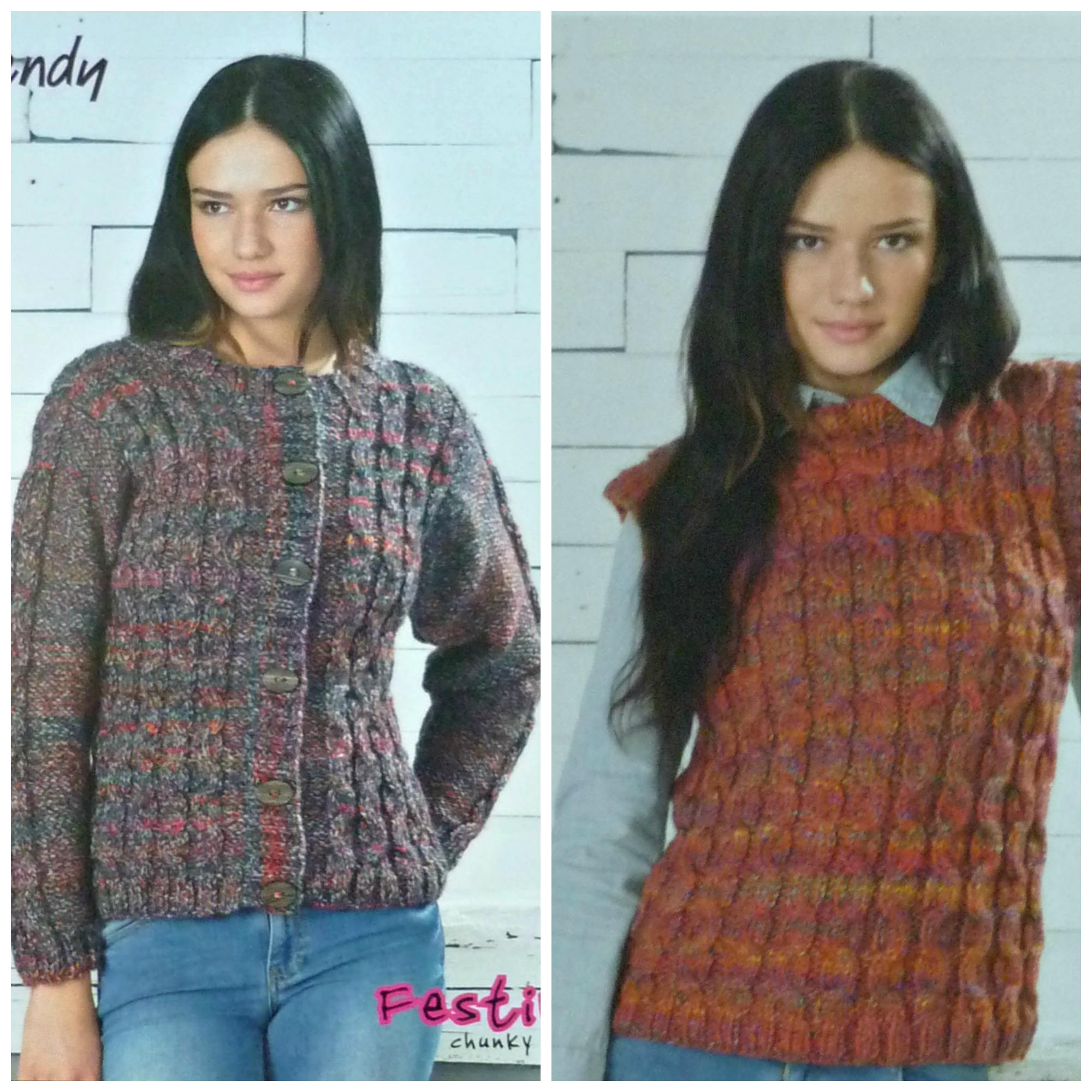 chunky slipover knitting pattern