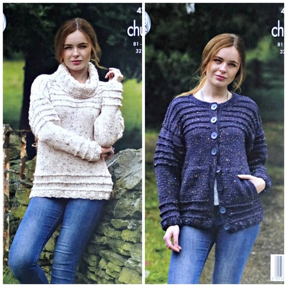 Womens Knitting Pattern K4743 Ladies 