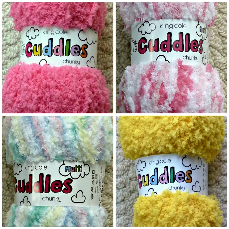 Baby Chunky Knitting Wool/Yarn King Cole Cuddles Chunky Etsy