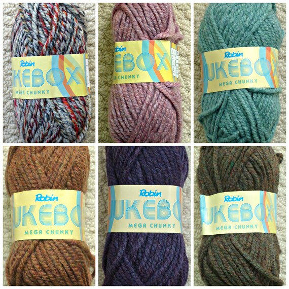Super Chunky Knitting Wool/yarn Robin Jukebox Yarn Super - Etsy