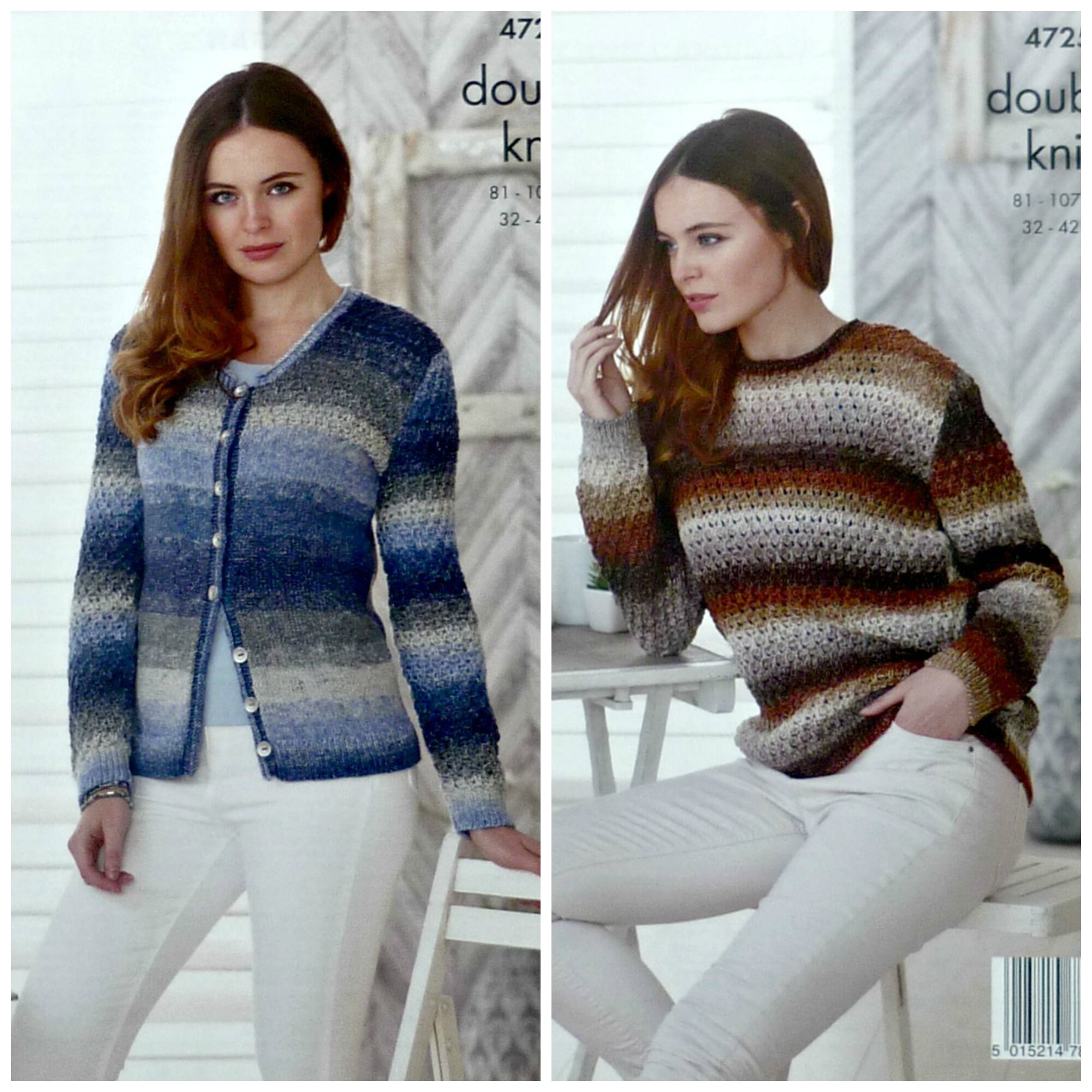 round neck jumper knitting pattern