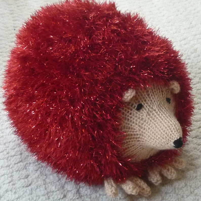 Hedgehog Knitting Pattern K9015 Small Medium & Large Hedgehog Etsy