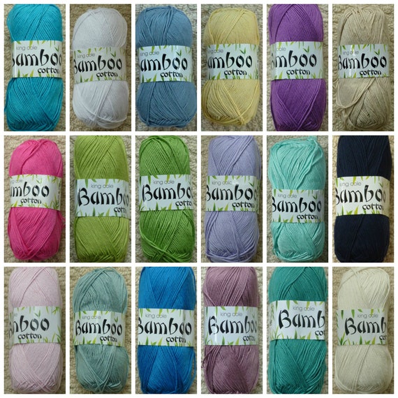 King Cole 100grm Bamboo Cotton DK Shade 536 Fuchsia