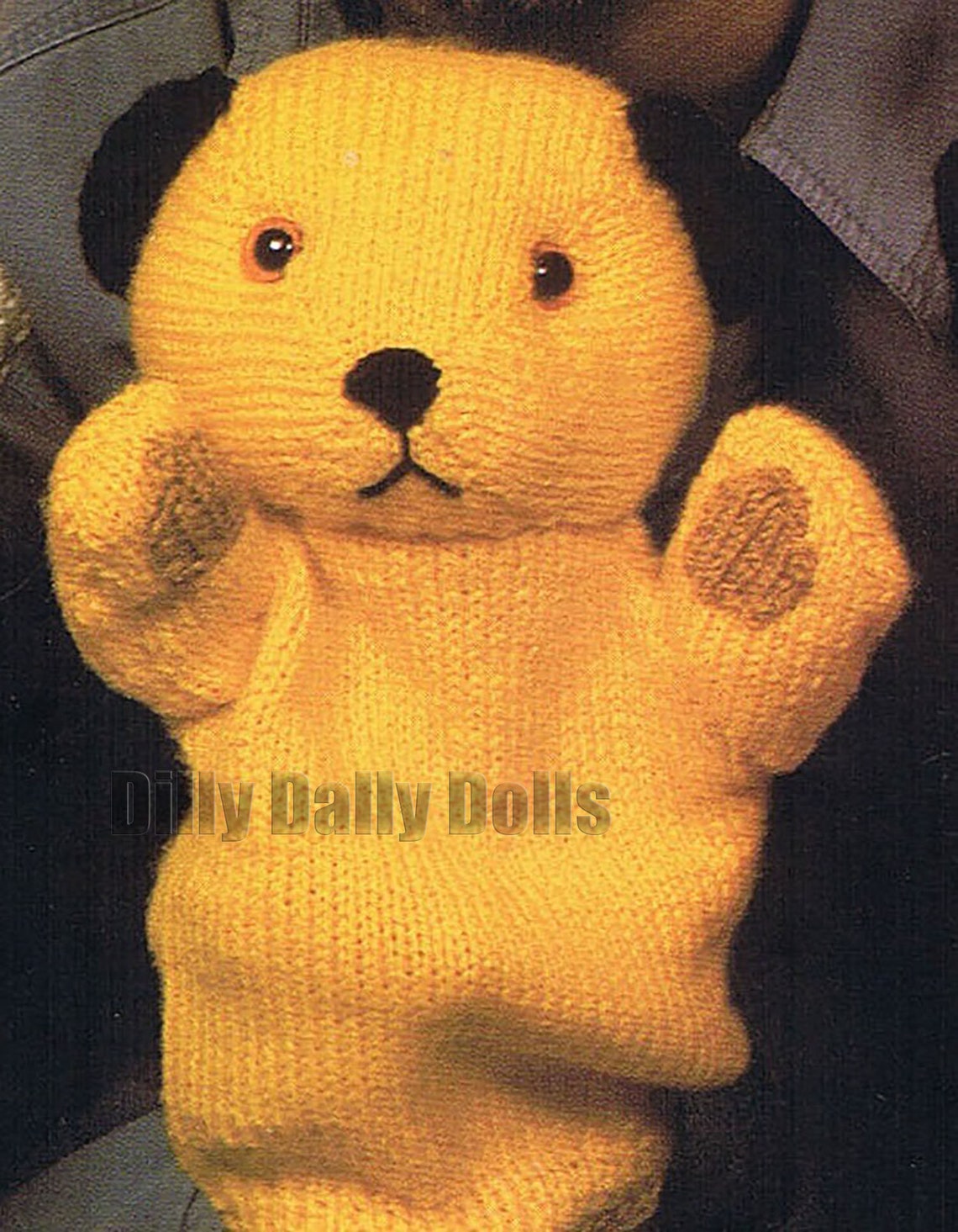 Vintage Sooty Soo and Sweep Hand Puppets DIGITAL PDF Knitting Etsy