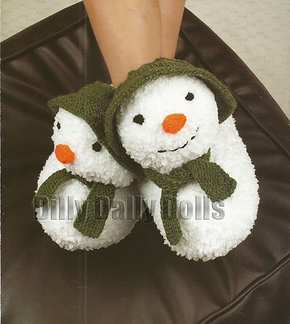 snowman slippers