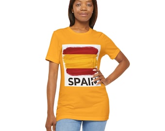 Spain International Football Celebration 2026 T-Shirt Football Fans Tee, Spanish Soccer Shirt, Red & Yellow Kit, Championship Apparel