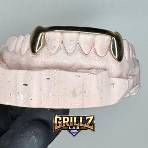 Bottom K9 Grillz With Bar Silver, Gold! FREE SHIPPING!