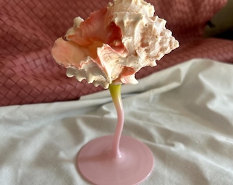 Seashell Wine Glasses| Birthday Bachelorette Party| Jewelry Display Stand| Martini Glasses Artwork| Wedding Gift