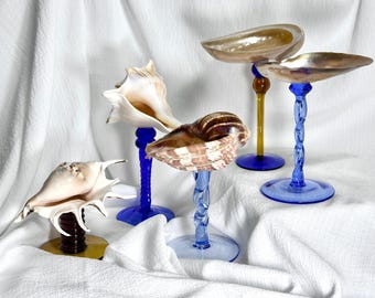 Handmade Seashell Wine Glass, Unique Abalone Shell Goblet, Coastal Home Decor, Beach Wedding Gift for Bride, Graduation Gift 2026