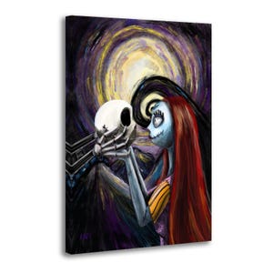 Halloween Before Christmas Jack Sally Painting On Canvas Wall Art Poster Picture Print Living Room Walls Decor Home Posters image 1