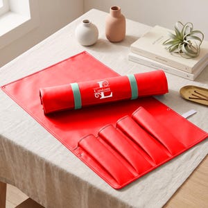 Organizador enrollable personalizado para tablero de mahjong, con nombre o iniciales bordadas, estuche de gran capacidad para guardar fichas y regla, regalo personalizado para la noche de juegos. imagen 3