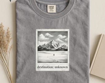 Comfort Colors®, Penguin Graphic Tee, Adventure Shirt, But Why Tshirt,  Mountain Graphic, Funny Nihilist