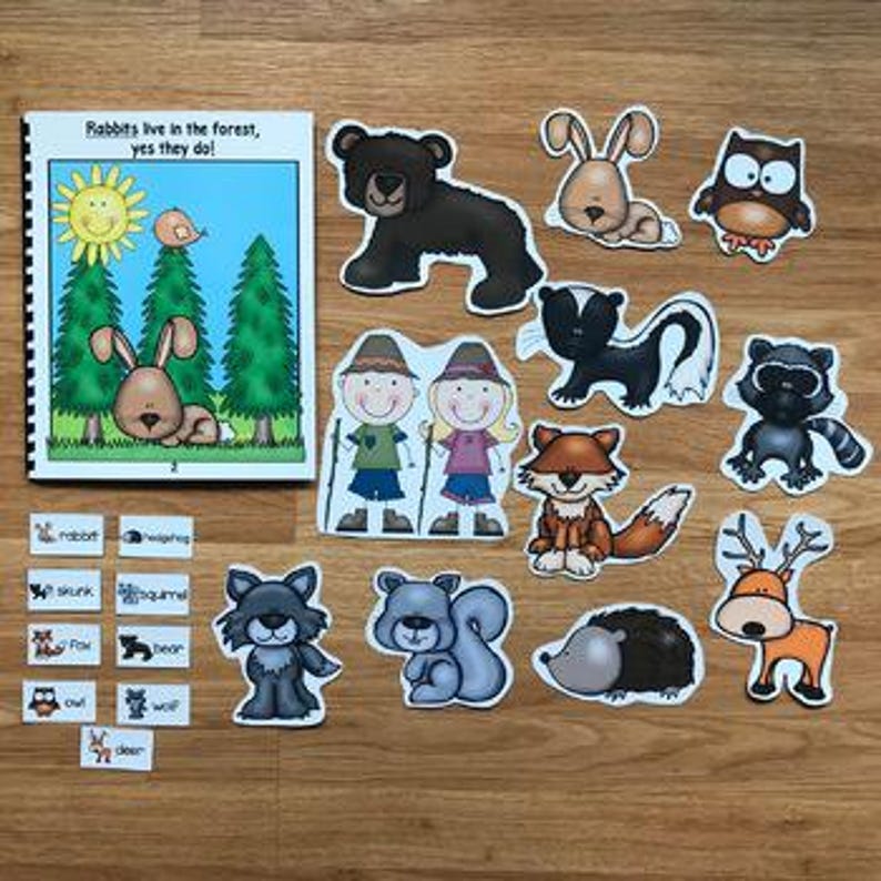 Forest Animals Adapted Book: Music and Movement for Kids image 3