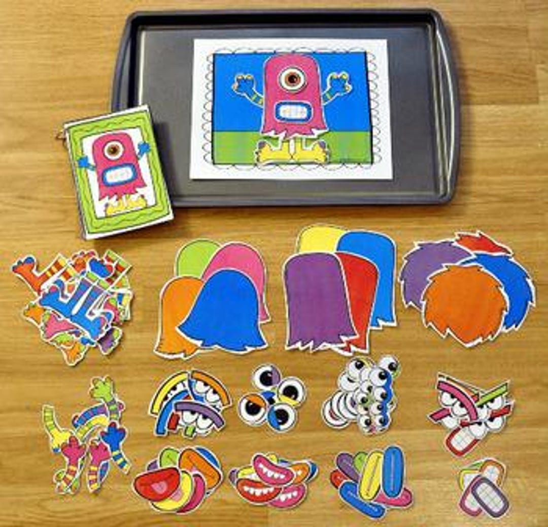 Build a Monster Activity Kit: Fall-themed Hands-on Learning - Etsy