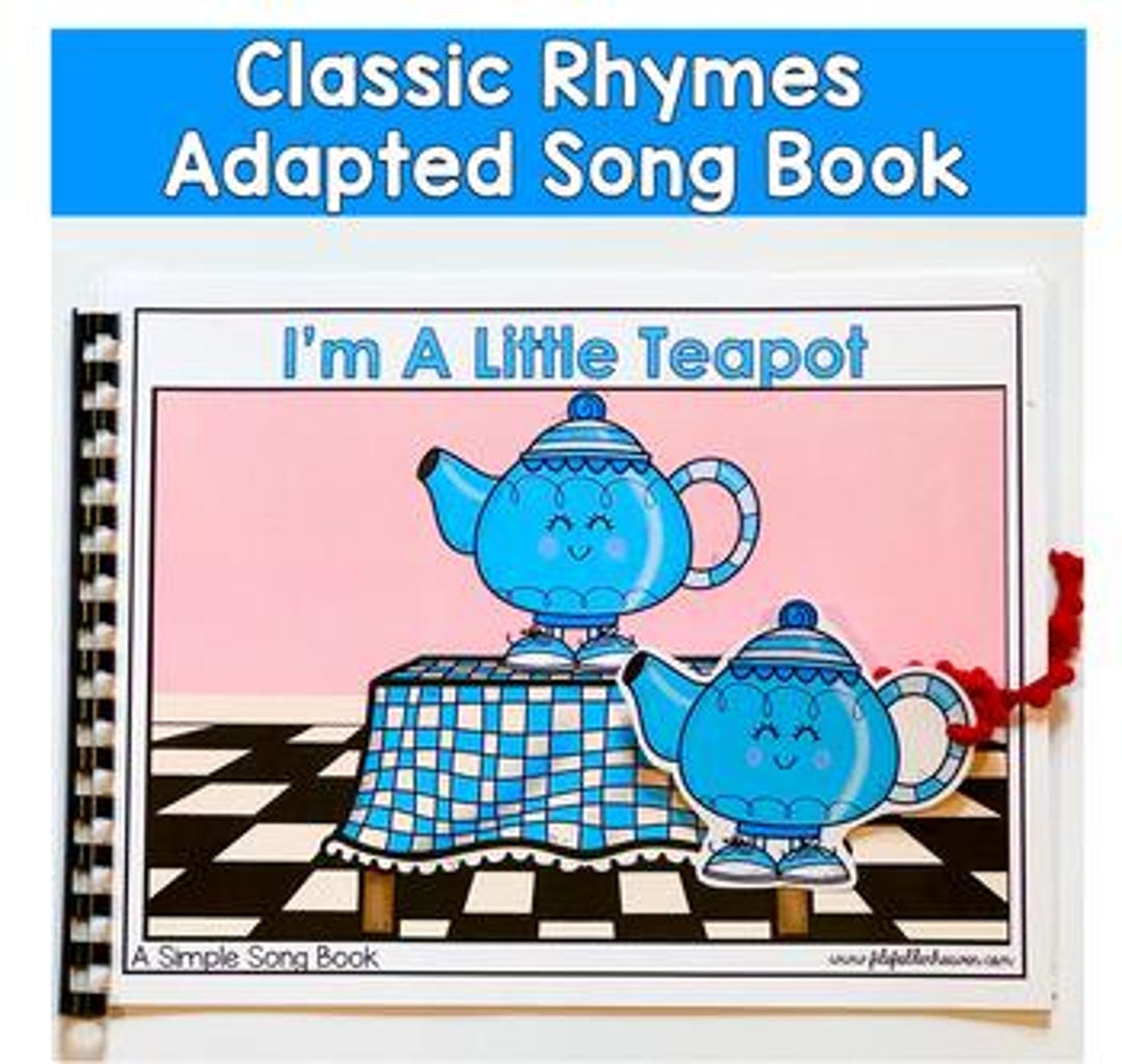 Adapted Song Book: I'm A Little Teapot for Special Ed (digital Download ...
