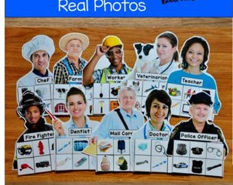 Pacchetto di ordinamento per l'apprendimento visivo - Foto reali per la logopedia