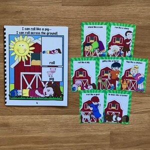Farm Animal Movement Cards: Fun Circle Time Activity Set image 4