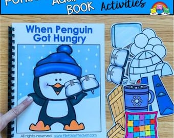 Libro adattato da Penguin: storia invernale interattiva e attività