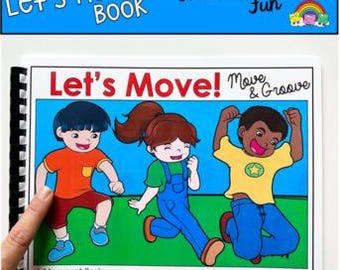 Movement Cards Set: Gross Motor Skills - Interactive Kids Exercise
