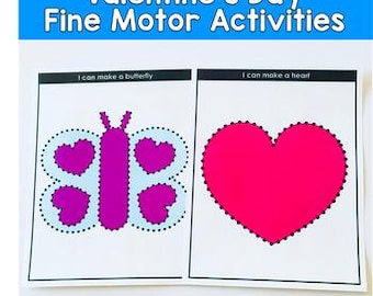 Attività con puntine da disegno per San Valentino - Capacità motorie fini per bambini