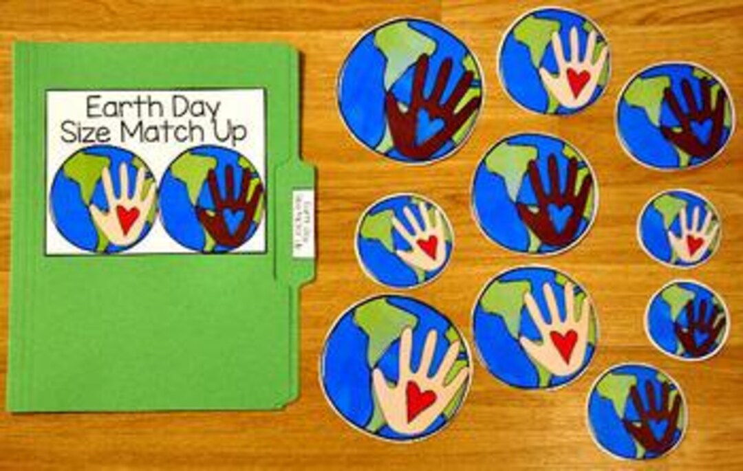 Earth Day File Folder Games: Hands-on Learning (preschool to Early Elem ...
