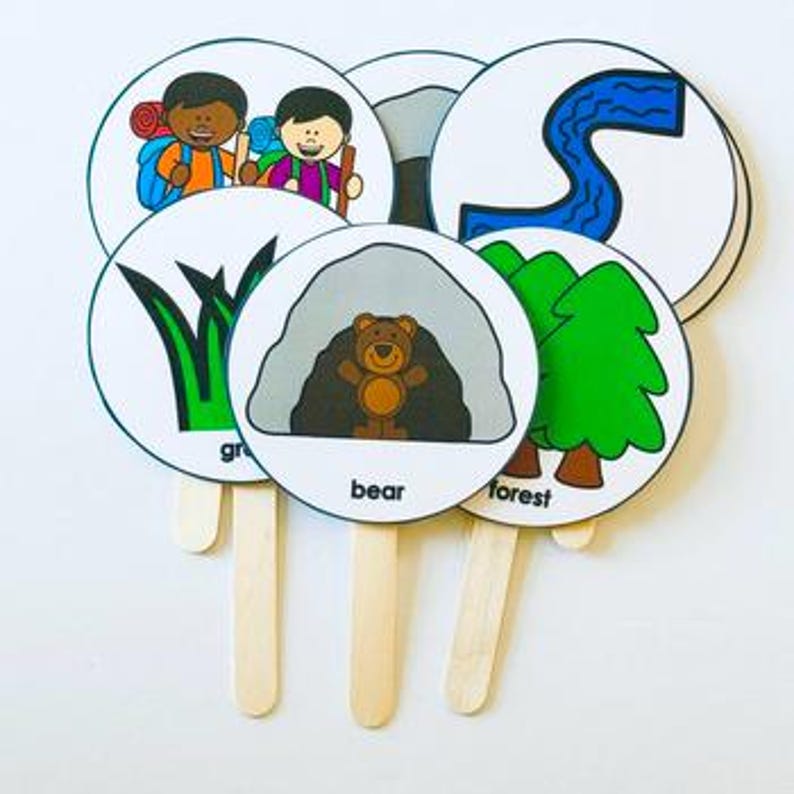 We're Going on a Bear Hunt Storytelling Props | Story Retell Set ...