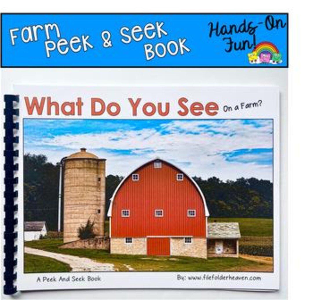 Peek and Seek Farm Animal Book: Interactive Learning (small Groups ...