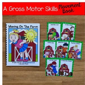 Farm Animal Movement Cards: Fun Circle Time Activity Set image 1
