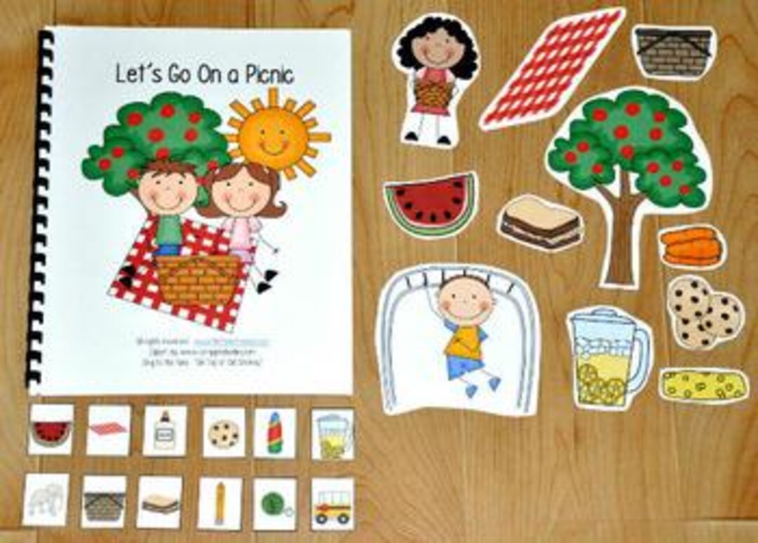 Adapted Song Book: Picnic Theme Language Practice (digital Resource) - Etsy