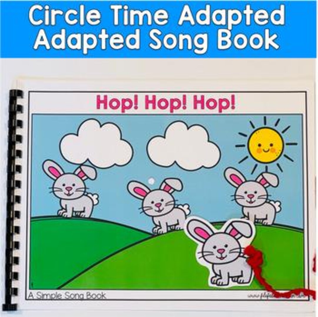 Circle Time Song Book, Adapted Text, Movable Pieces (preschool Music ...