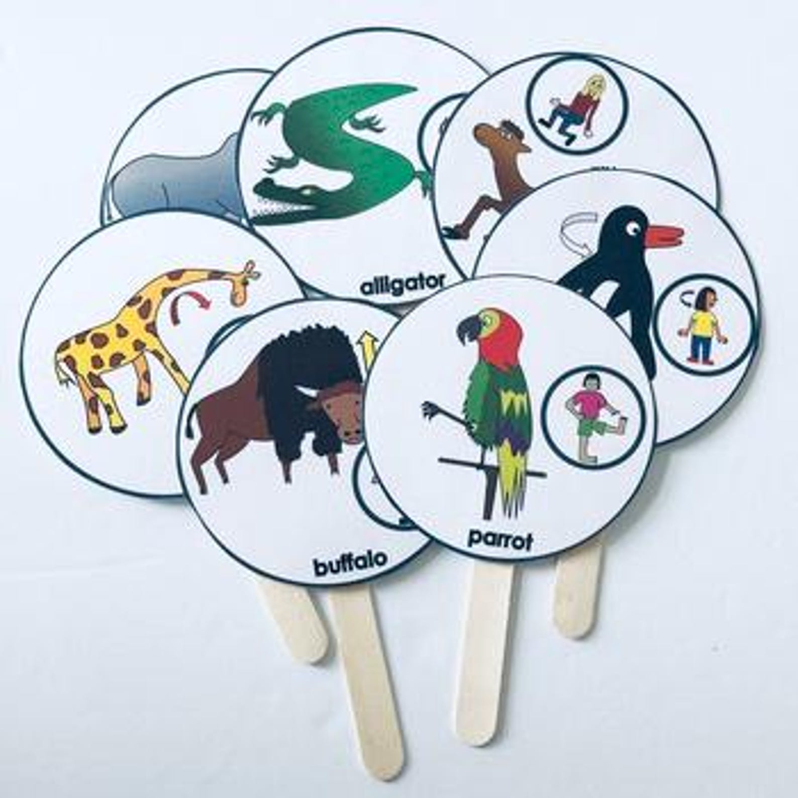 Story Retelling Visuals for Pre-k - Animal Actions and Movement ...