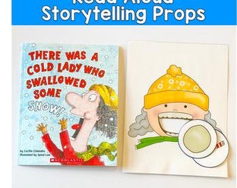 Set di narrazione Cold Lady - Tema neve interattivo per bambini piccoli