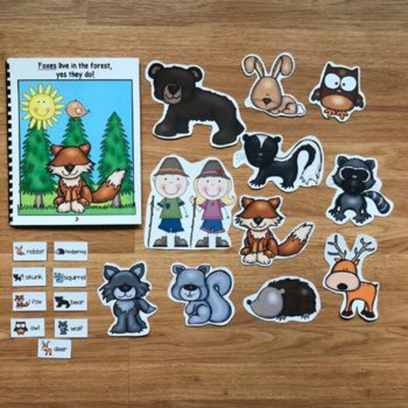 Forest Animals Adapted Book: Music and Movement for Kids image 4